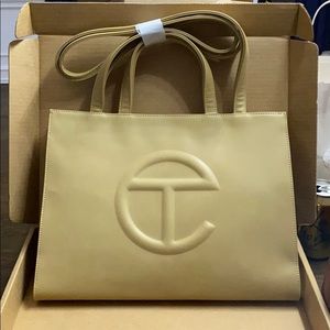 NWT Telfar medium cream bag
